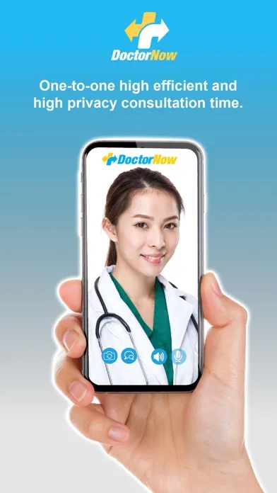 Tangkapan skrin DoctorNow App