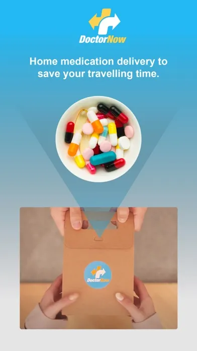 Tangkapan skrin DoctorNow App