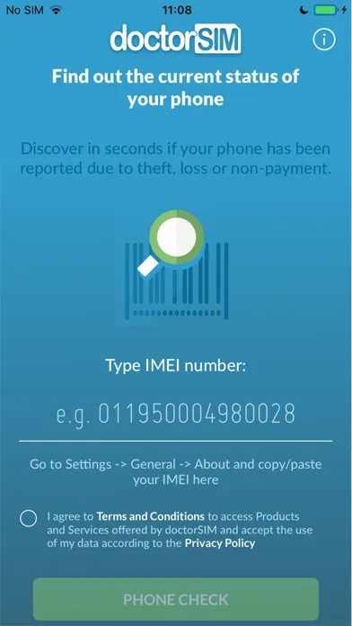 Скриншоты IMEI Blacklist