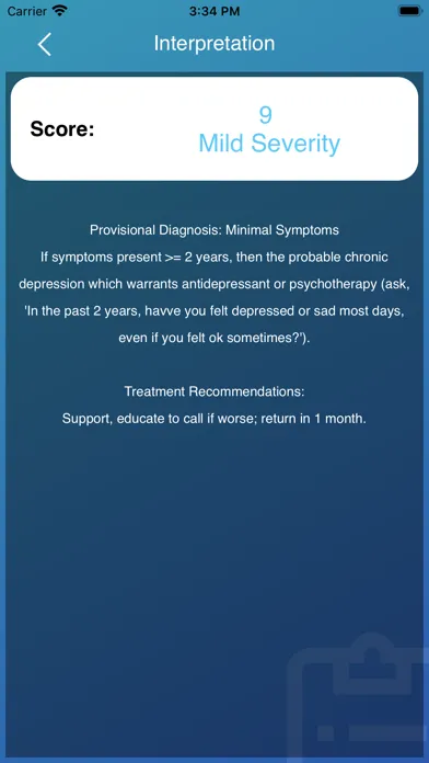 Tangkapan layar Depression