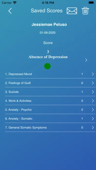Tangkapan layar Depression