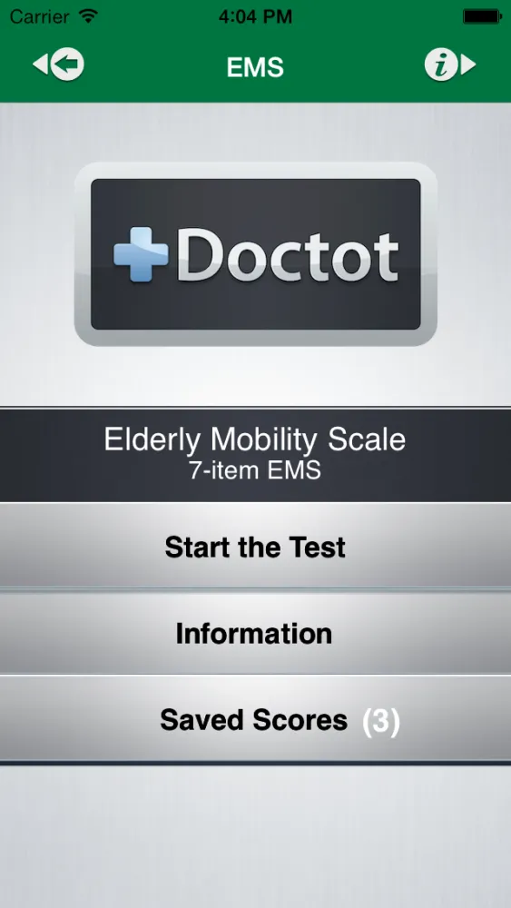 تصاویر Elderly Mobility Scale