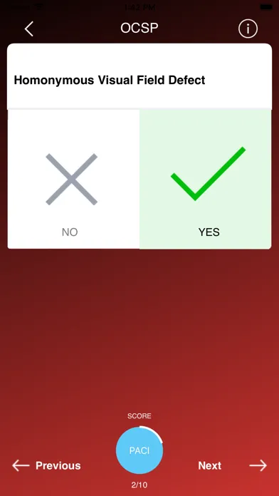 Screenshot di Oxford Community Stroke Proj
