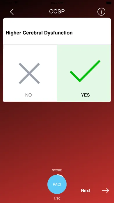 Screenshot di Oxford Community Stroke Proj