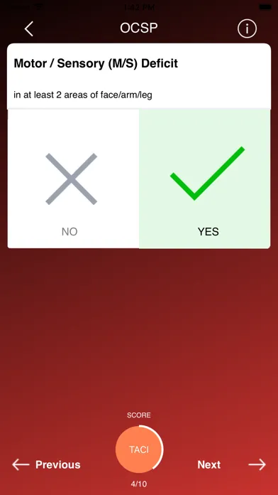 Screenshot di Oxford Community Stroke Proj