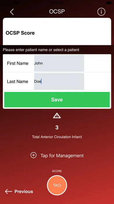 Screenshot di Oxford Community Stroke Proj