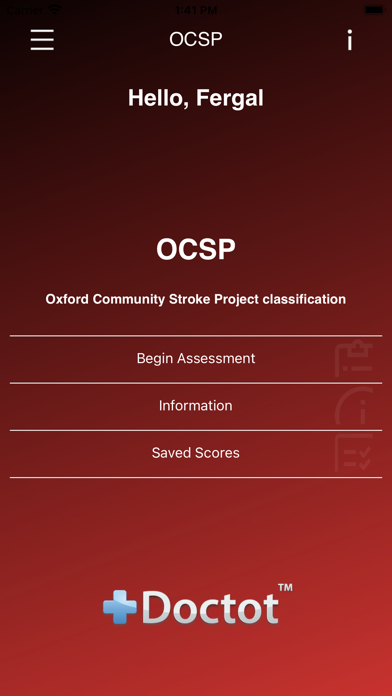 Oxford Community Stroke Proj স্ক্রিনশট