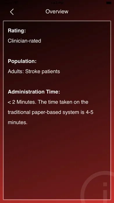 Screenshot di Oxford Community Stroke Proj