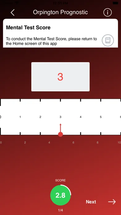 Orpington Prognostic Scale Ekran Görüntüleri