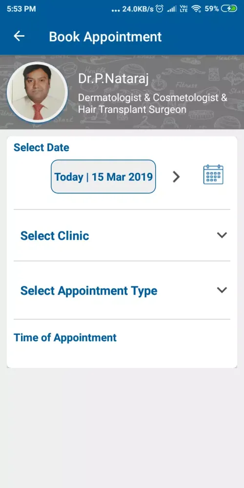 Screenshot di Dr P Nataraj