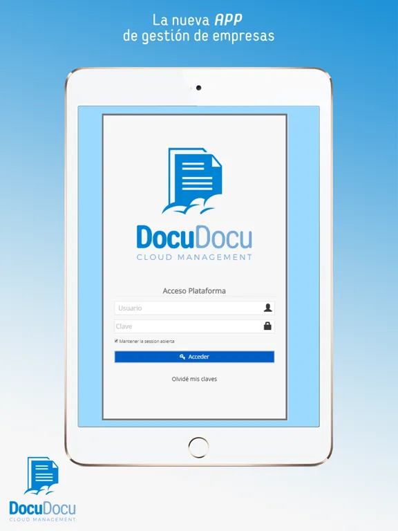 Tangkapan layar DocuDocu iPad 