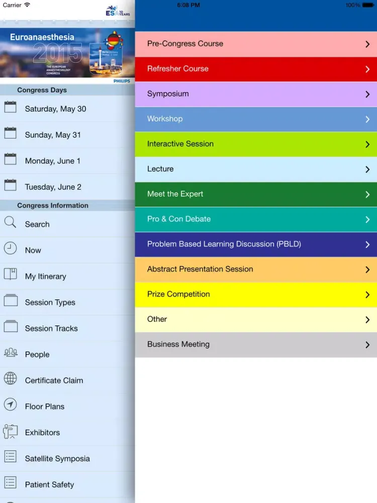 ESA 2015 iPad  Screenshots