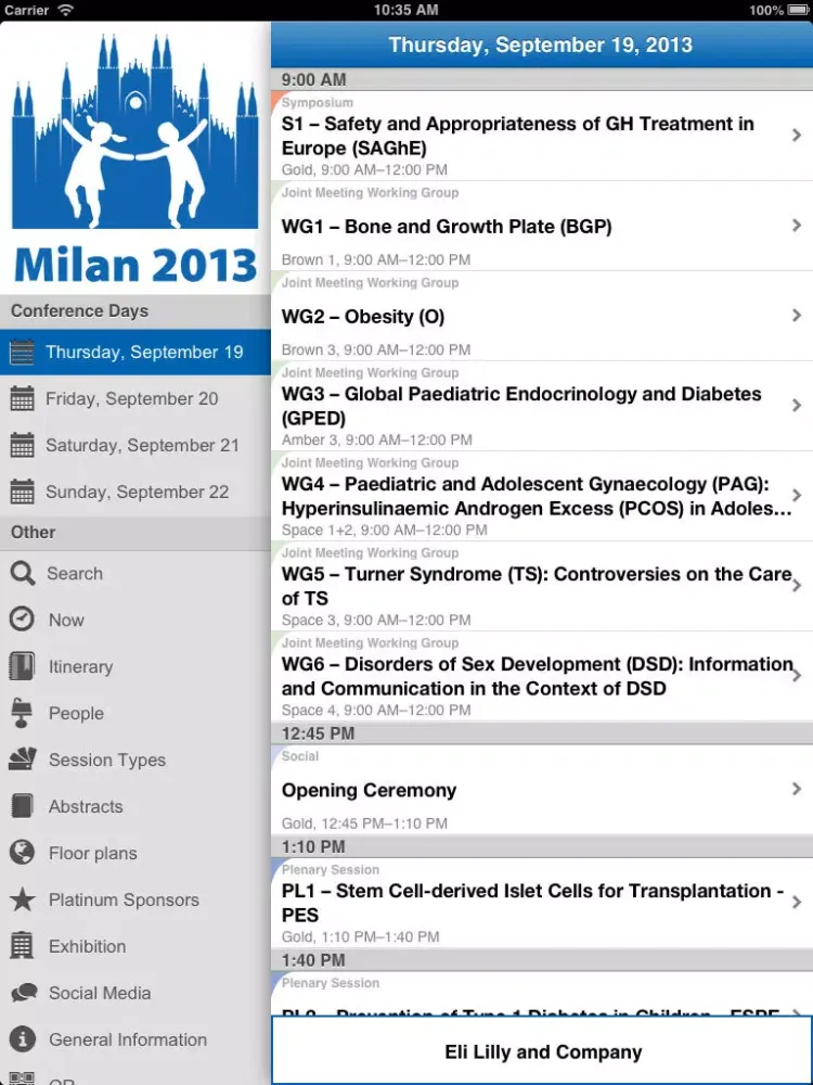 JointMeeting 2013 iPad  Screenshots