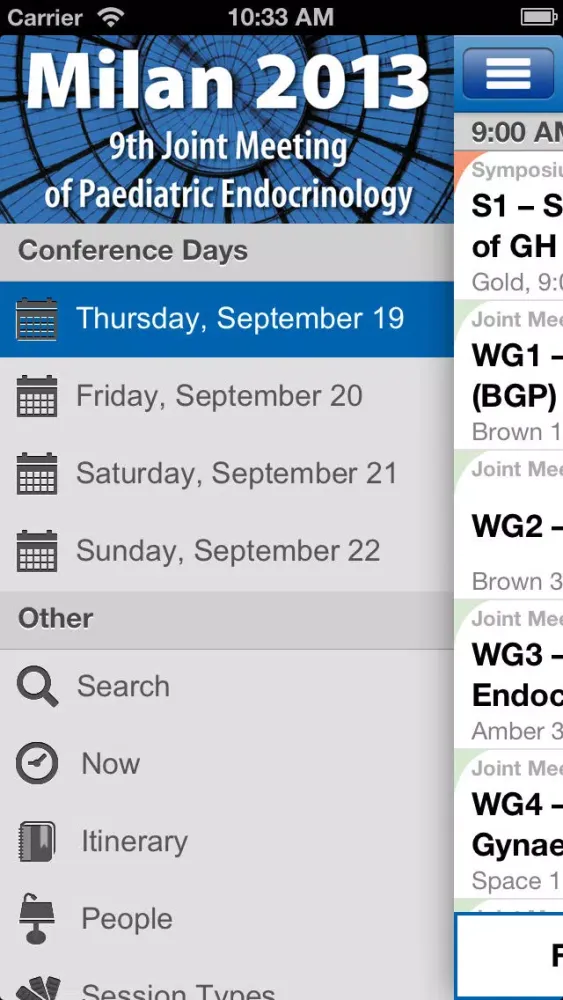 JointMeeting 2013 Screenshots