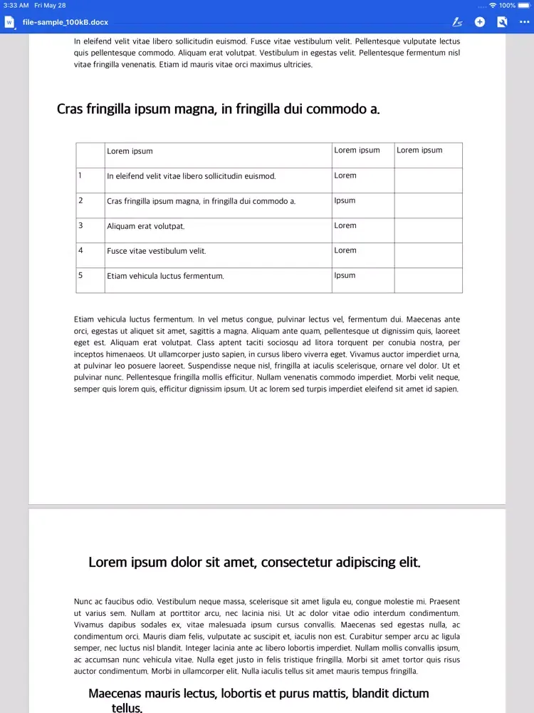 Document Viewer - PDF Reader iPad 应用截图
