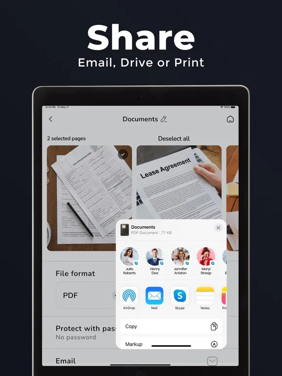 Скриншоты Document Scanner -Photo to PDF iPad 