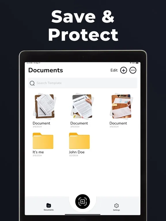 Скриншоты Document Scanner -Photo to PDF iPad 
