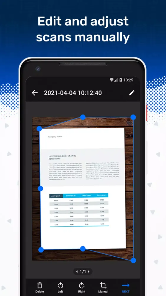 Capturas de pantalla de EasyScan: PDF & Doc Converter