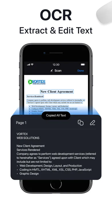 Tangkapan skrin Easy Scan - PDF Scanner