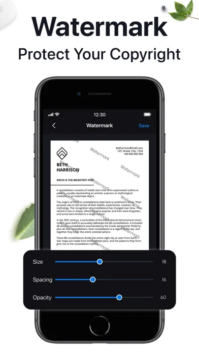 Tangkapan skrin Easy Scan - PDF Scanner