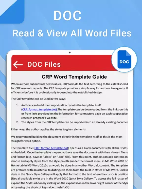 Capturas de pantalla de Document Reader All Files iPad 
