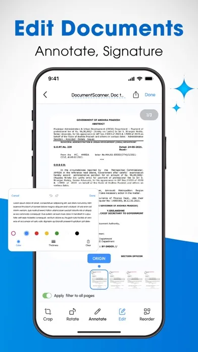 dScanner: Ai Scan PDF, Doc应用截图