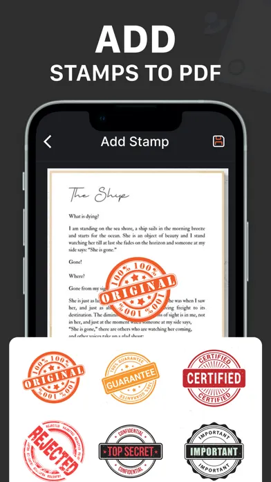 Capturas de tela do PDF Scanner : Sign Documents