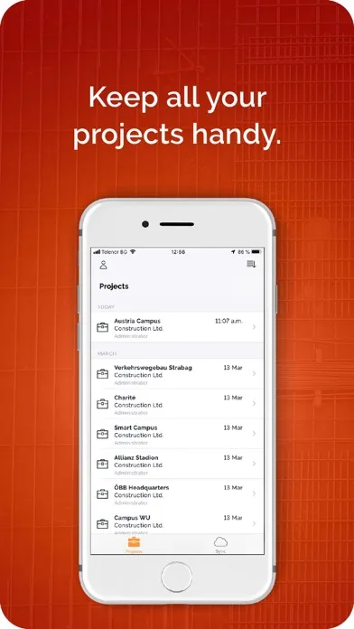 ภาพหน้าจอของ docu tools – Baudokumentation