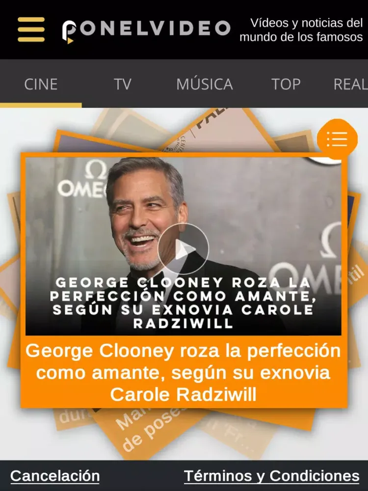 Tangkapan layar Pon El Vídeo iPad 