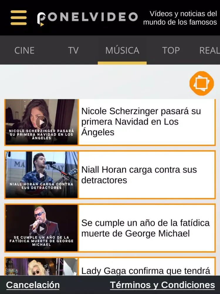 Tangkapan layar Pon El Vídeo iPad 