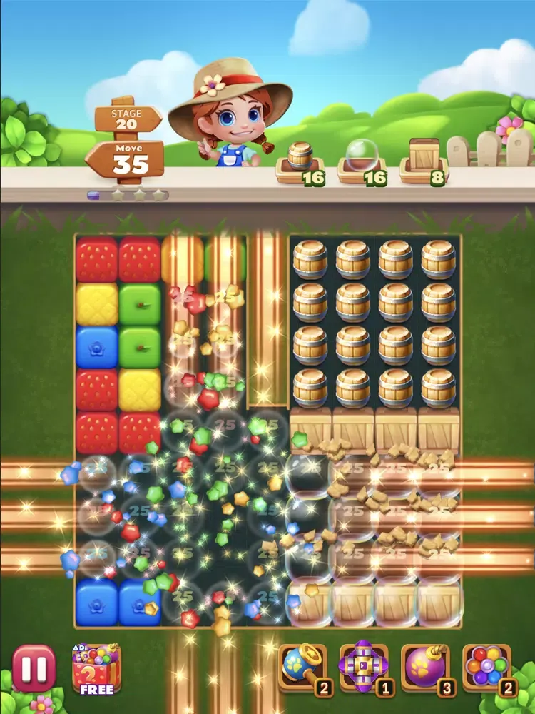 Captures d'écran de Sweet Garden Blast iPad 