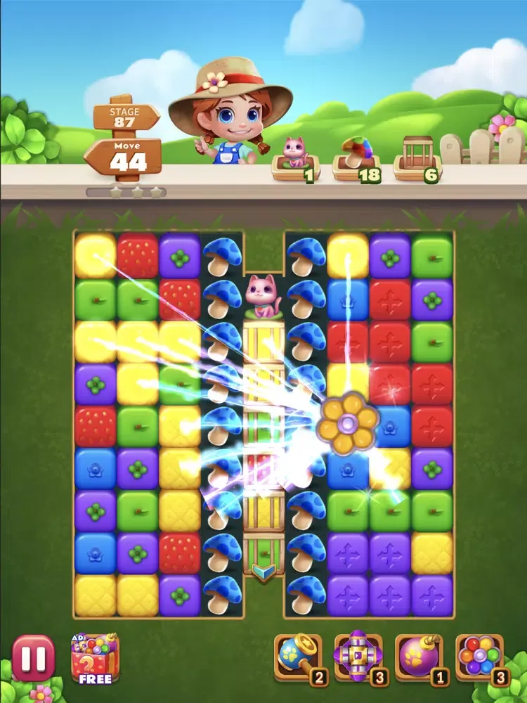Captures d'écran de Sweet Garden Blast iPad 