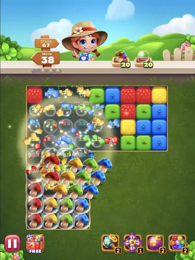 Captures d'écran de Sweet Garden Blast iPad 