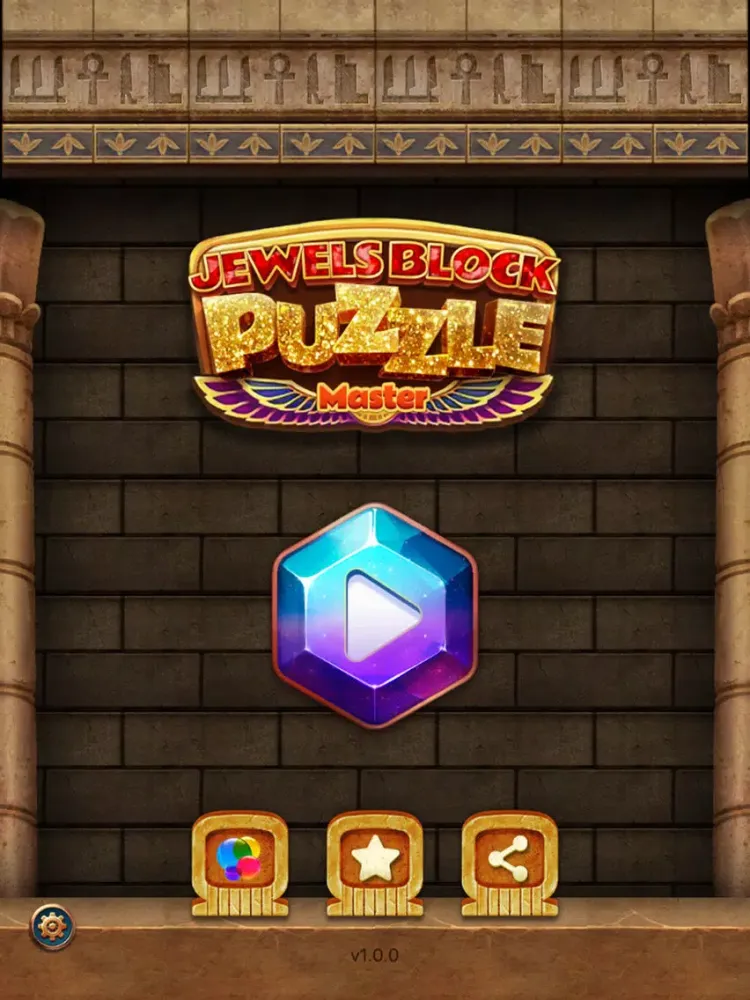 Capturas de tela do Jewels Block Puzzle Master iPad 