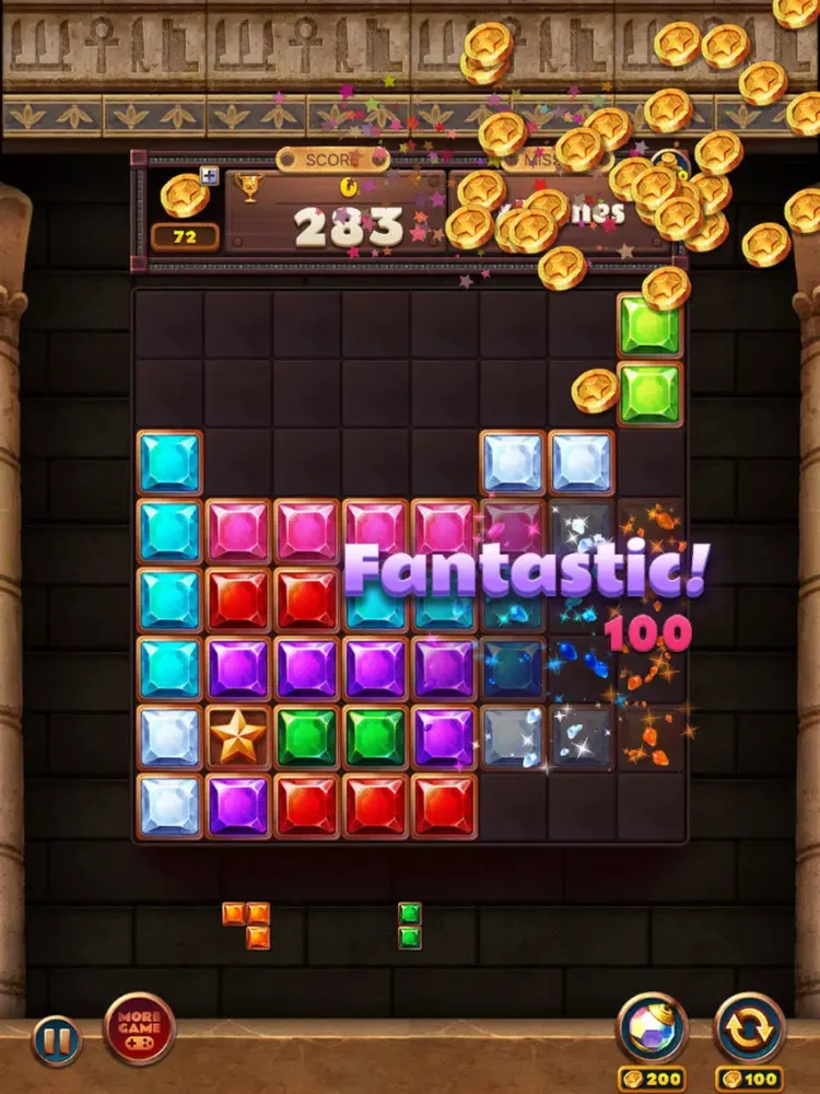 Capturas de tela do Jewels Block Puzzle Master iPad 