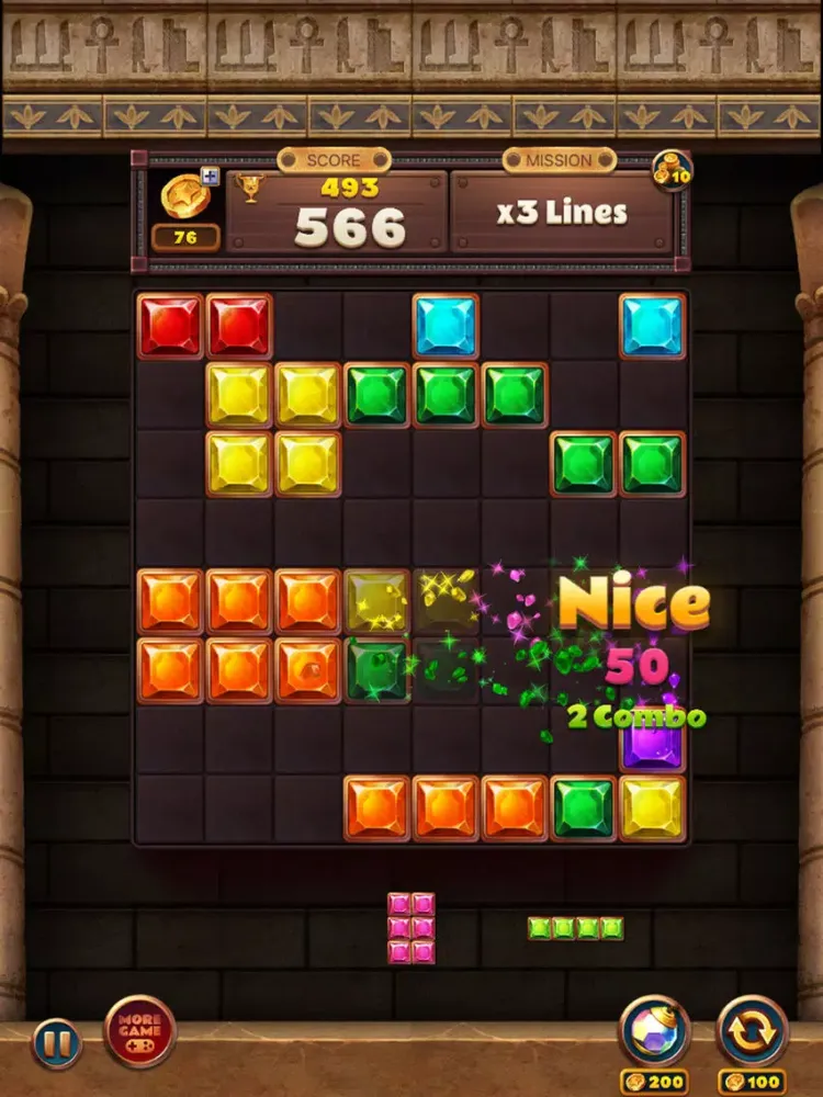 Capturas de tela do Jewels Block Puzzle Master iPad 