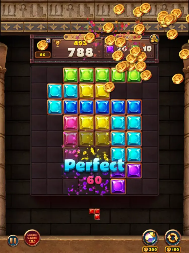 Capturas de tela do Jewels Block Puzzle Master iPad 