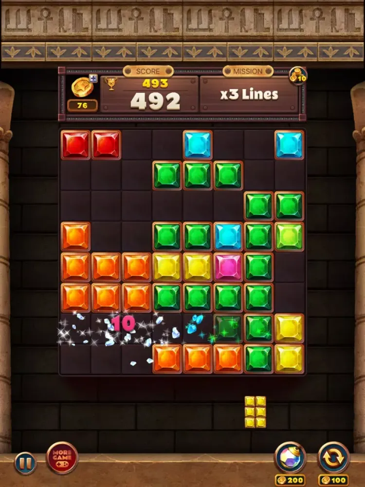 Capturas de tela do Jewels Block Puzzle Master iPad 