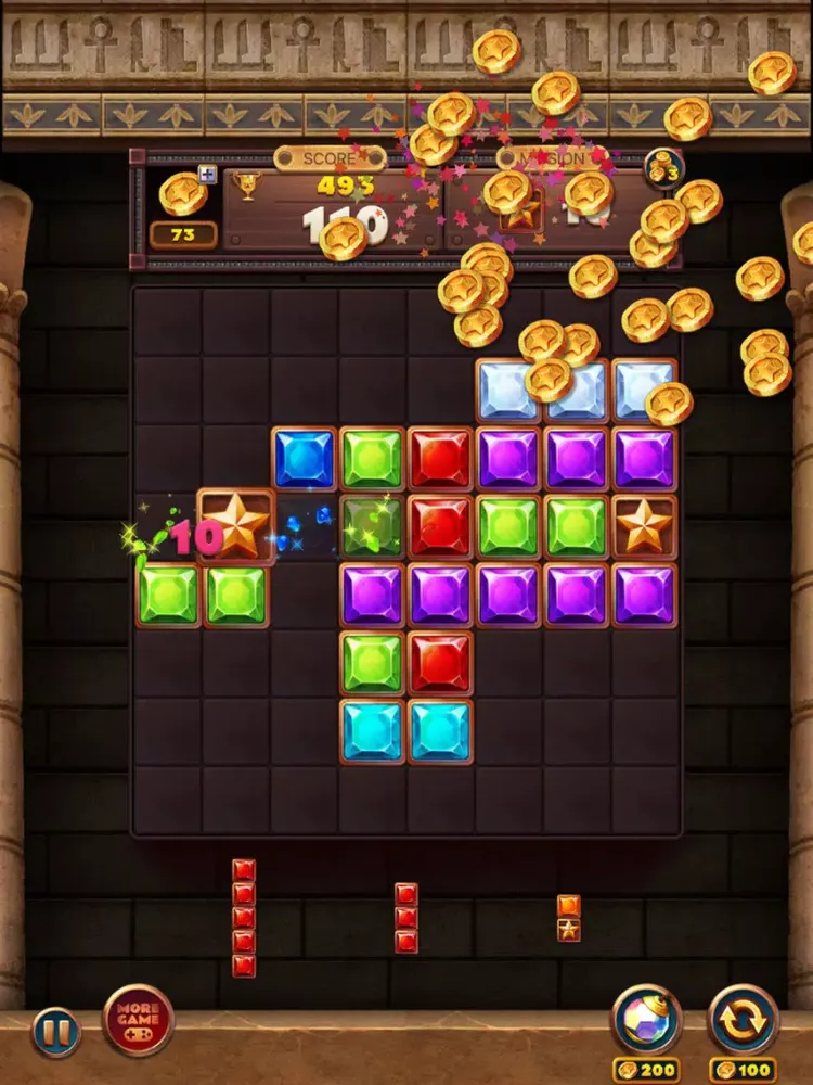Capturas de tela do Jewels Block Puzzle Master iPad 