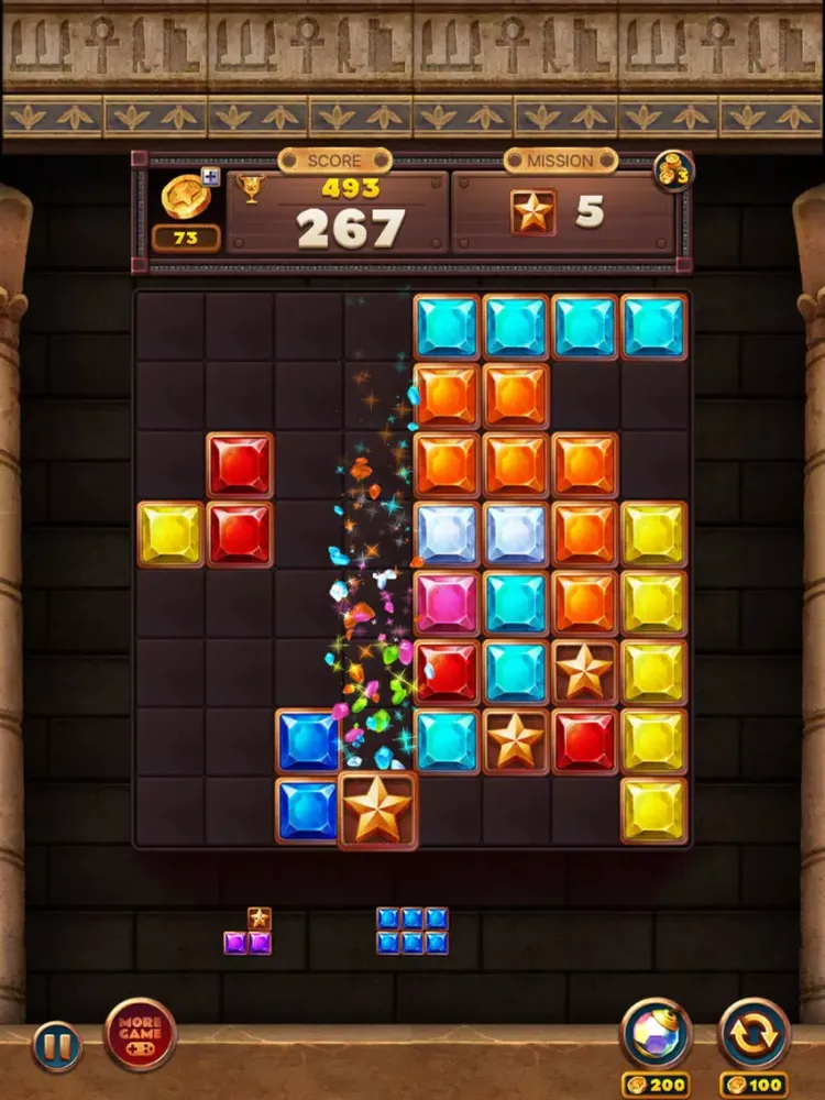 Capturas de tela do Jewels Block Puzzle Master iPad 