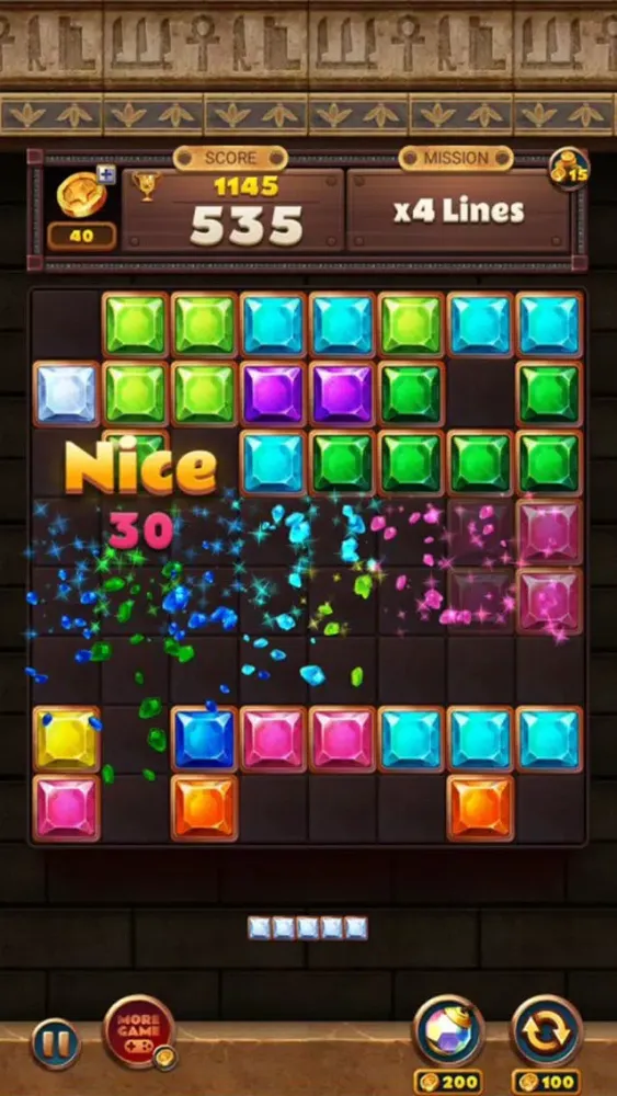 Capturas de tela do Jewels Block Puzzle Master