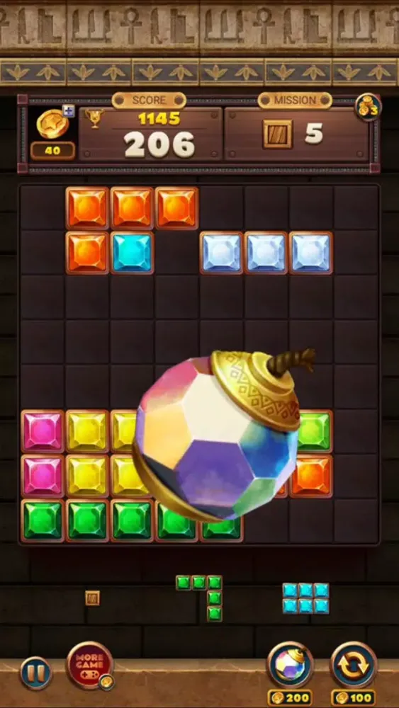 Capturas de tela do Jewels Block Puzzle Master
