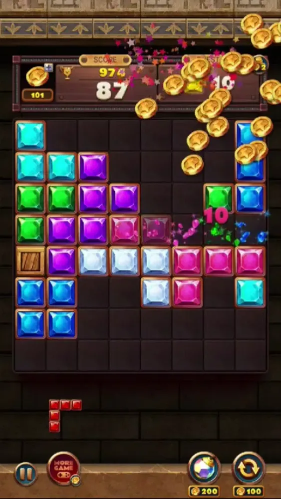 Capturas de tela do Jewels Block Puzzle Master