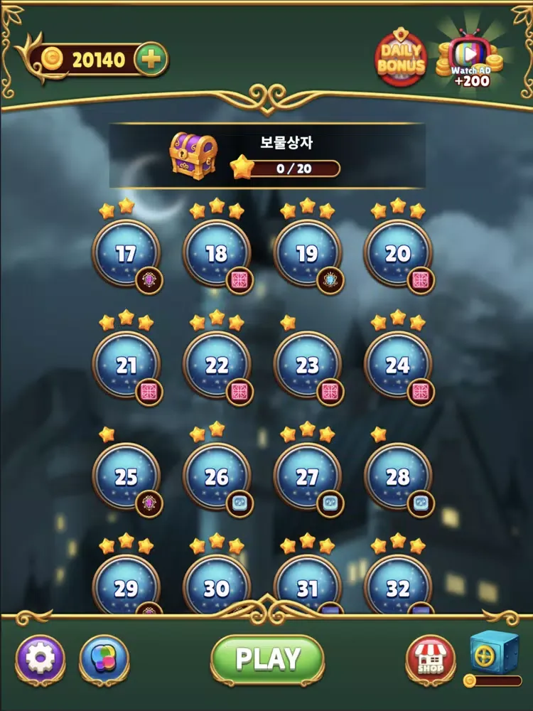 Ảnh chụp màn hình của Jewels Mystery iPad 