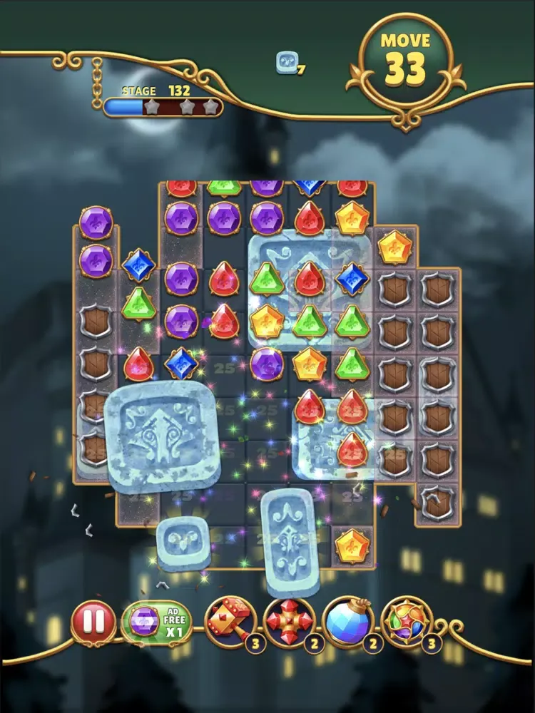 Ảnh chụp màn hình của Jewels Mystery iPad 