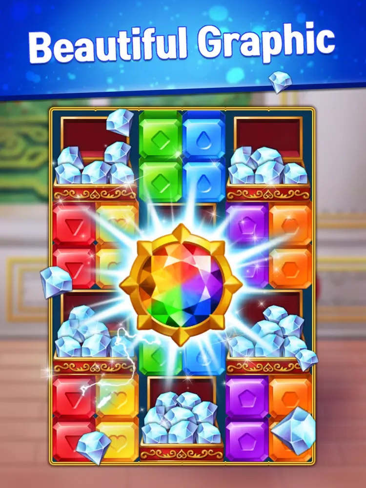 Screenshot di Jewels King : Castle Blast iPad 