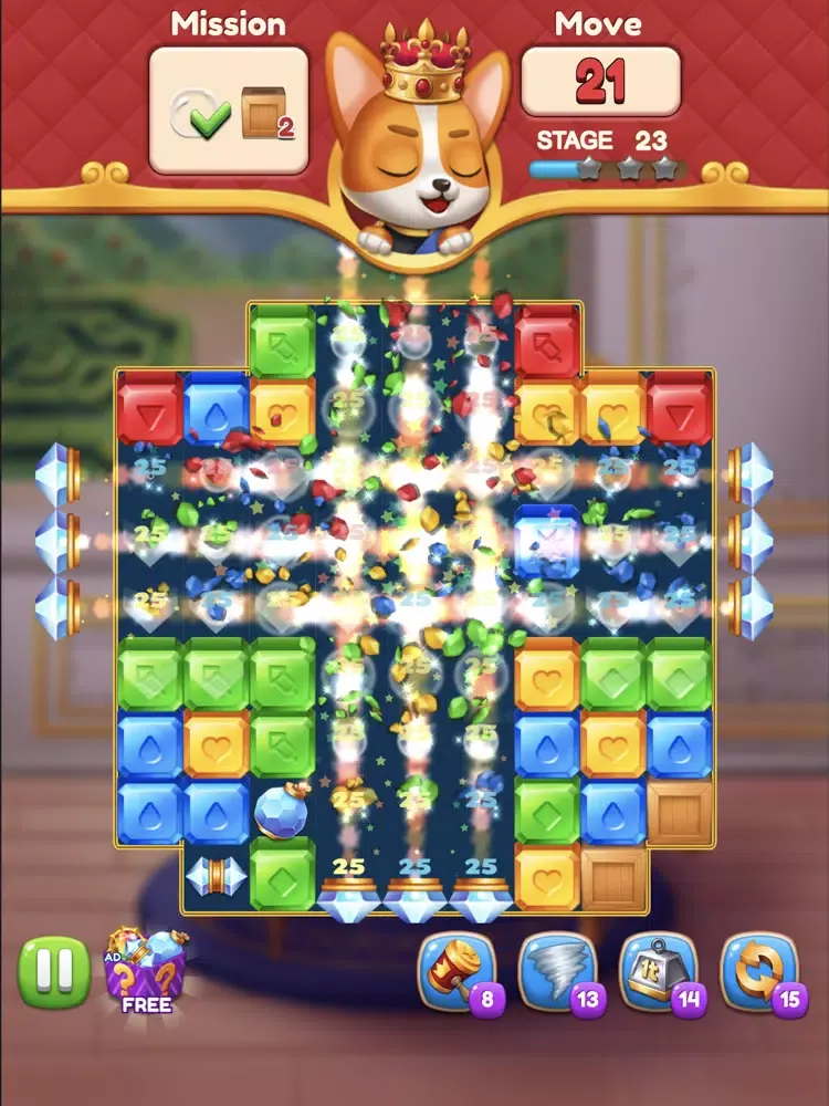 Screenshot di Jewels King : Castle Blast iPad 