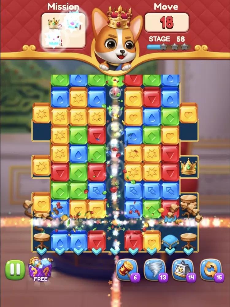 Screenshot di Jewels King : Castle Blast iPad 