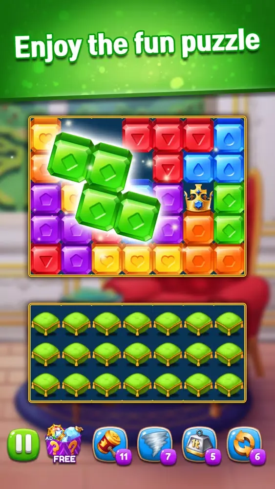 Screenshot di Jewels King : Castle Blast