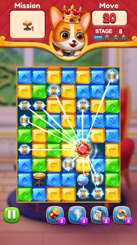 Screenshot di Jewels King : Castle Blast